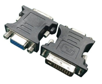 A-DVI-VGA Gembird Adapter DVI-I 24+5-pin male to VGA 15-pin HD (3 rows) female DVI-I