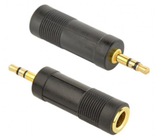 A-6.35F-3.5M 6.35mm stereo plug to 3.5mm