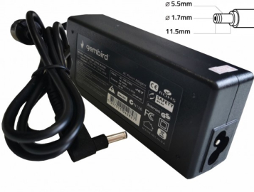 NPA90-200-4500 (IB06) Gembird punjac za laptop 90W-20V-4.5A, 7.9x5.5mm yellow PIN