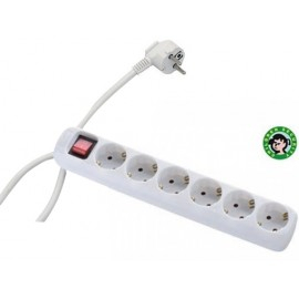 Produzni kabal ME-PK6P-2M DZ 16A 250V-3680W 3x1.5mm2-priklj.prenosna nerastavna sestostruka sa prekidacem