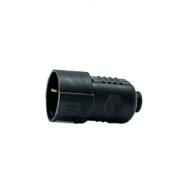 PM-20-C CRNA PVC Spojka 16A 250V-3680W-priklj. dvopolna prenosna