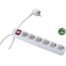 Produzni kabal ME-PK6P-2M DZ 16A 250V-3680W 3x1.5mm2-priklj.prenosna nerastavna sestostruka sa prekidacem
