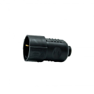 PM-20-C CRNA PVC Spojka 16A 250V-3680W-priklj. dvopolna prenosna